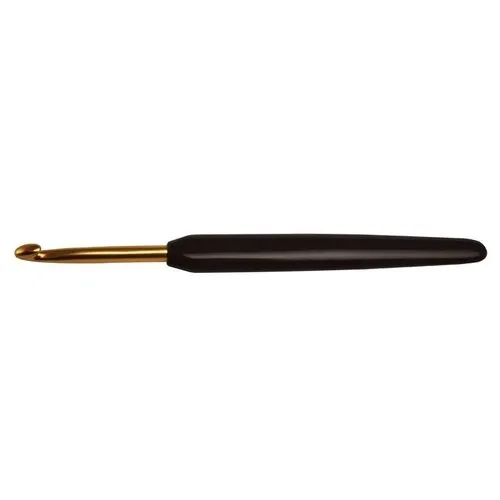 Крючок для вязания с эргономичной ручкой “Waves” алюминий